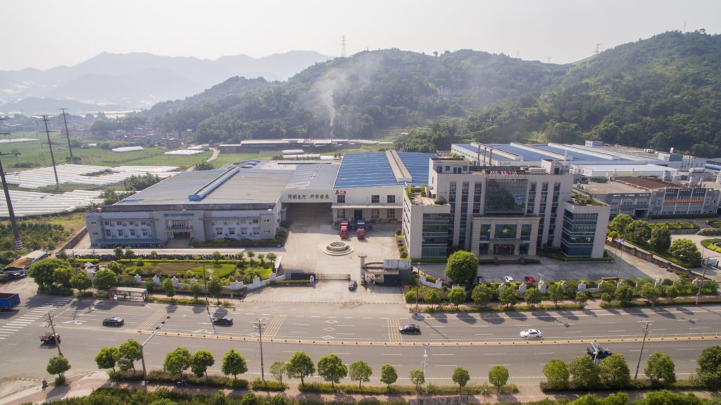 DAYOU TECH factory aerial view in China manufacturing base