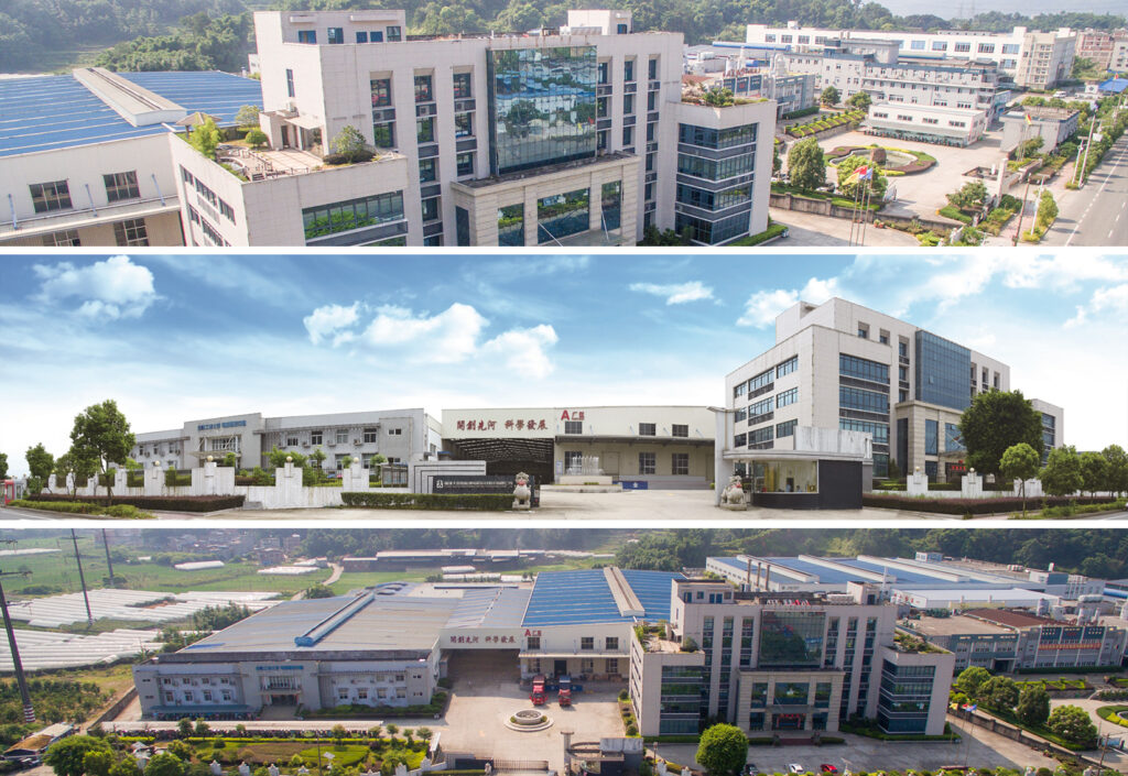 manufacturing headquarters and factory exterior view