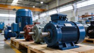 Common AC motor problems including noise, vibration, overheating, and low torque in industrial applications