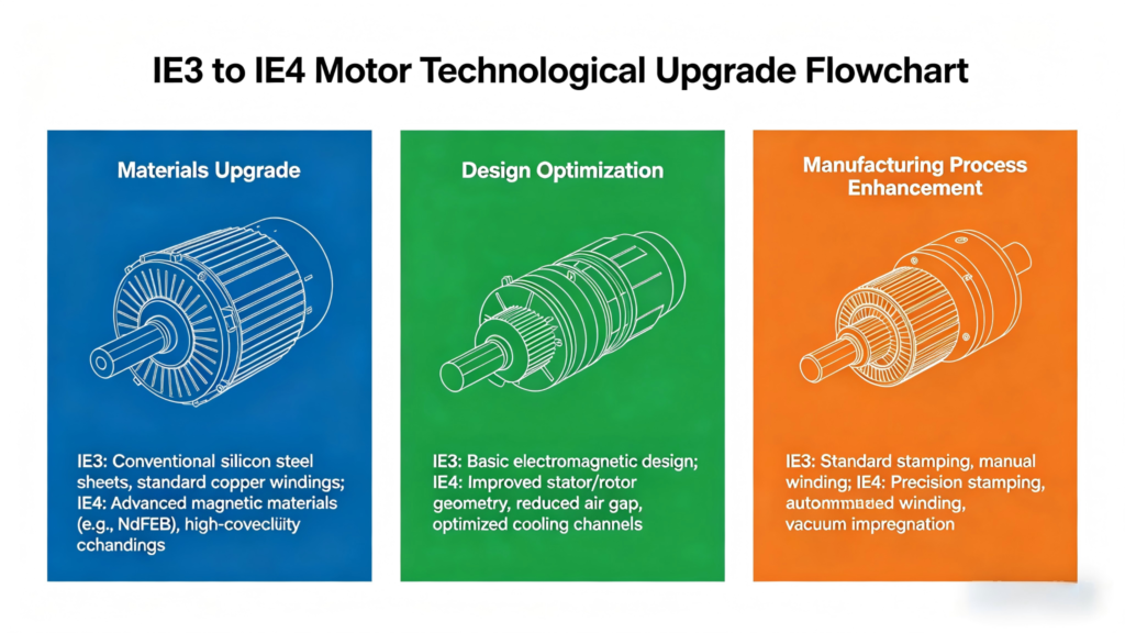Application Scenarios Selection Guide for IE3 and IE4 Motors in Industrial Equipment