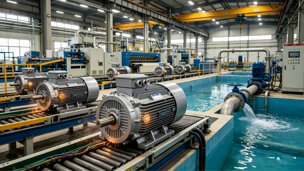 IE4 Motor Technology Upgrade Path Including Materials, Design and Manufacturing Process