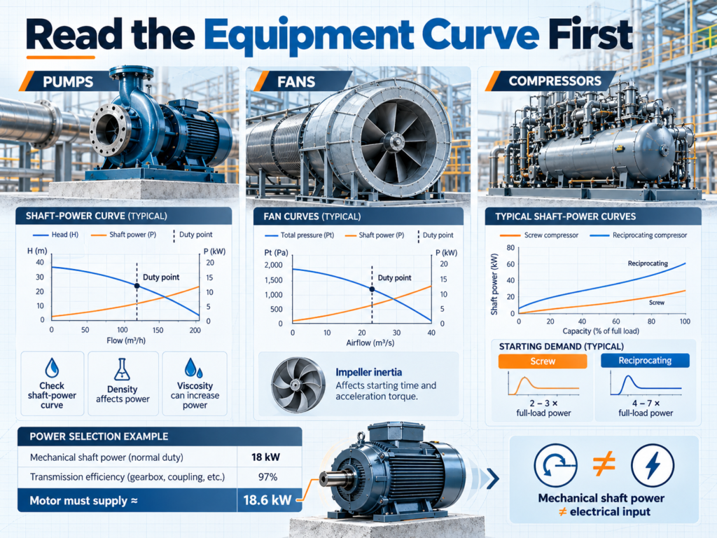 How to Select Motors for Pumps, Fans and Compressors